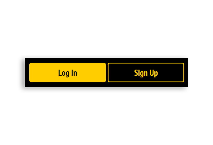 Login and account registration button