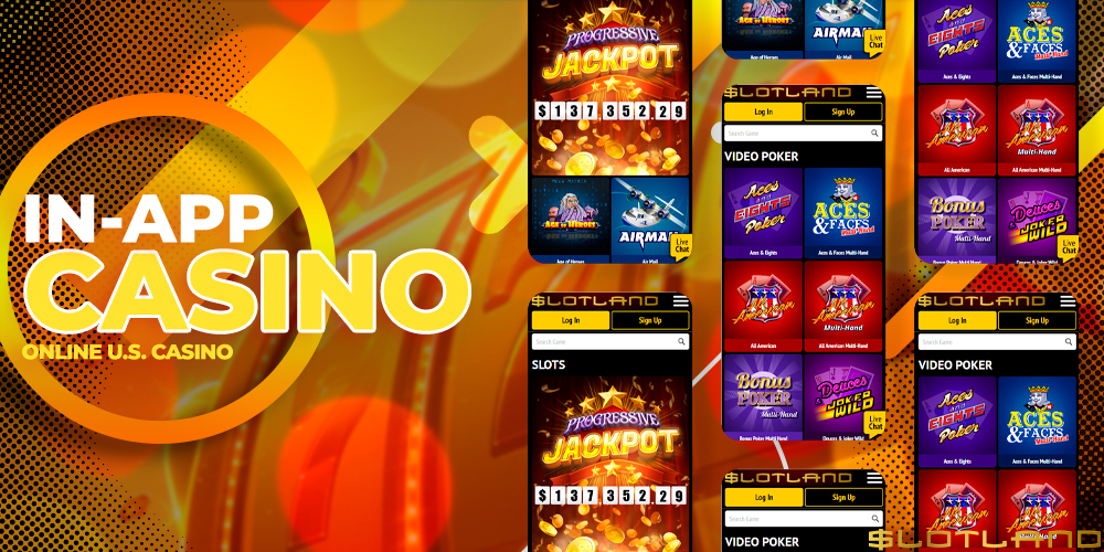 Casino in a mobile app on any device