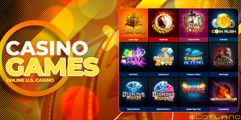 Different types of casino games