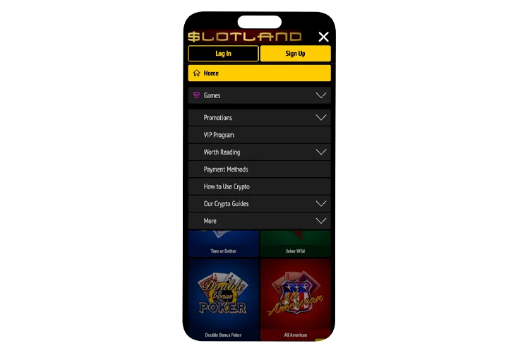 App download section